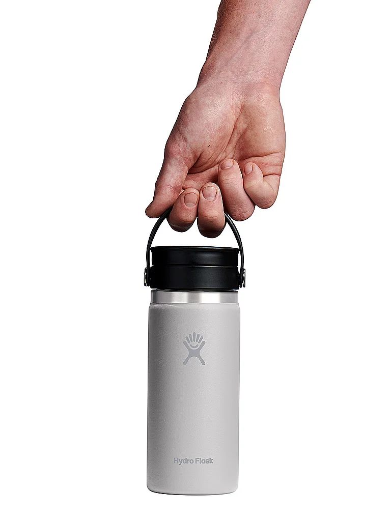 HYDRO FLASK Trinkflasche Wide Mouth Flex Sip Lid 710ml hellgrau — Bild 3